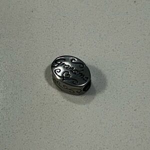 Silver Grandma Charm Bead
